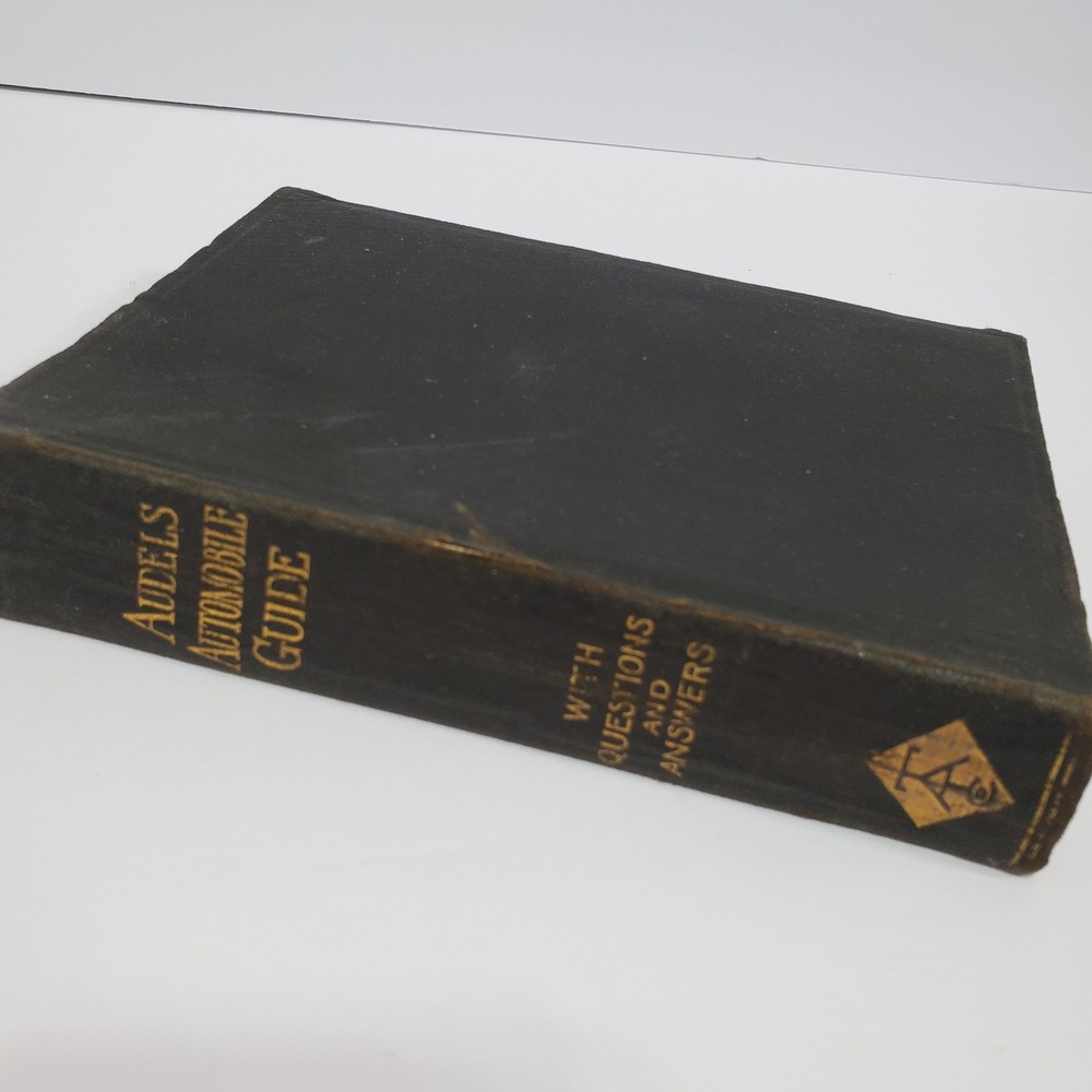 Audels Automobile Guide with Questions, Answers and Illustrations for Owners VTG